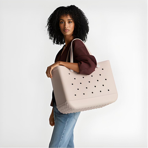 Borsa Tote Aperta in EVA Resistente alla Sabbia, Portatile, Grande Capacità, Impermeabile, Lavabile, per Donna, Spiaggia, Piscina, Viaggi, Esterni Estivi - Product Image 3