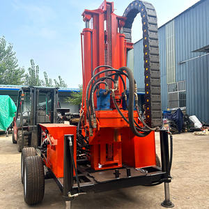 공장 공급 200M 트레일러 장착 물 우물 드릴링 장비 코어 드릴 장비 판매용 공기 압축기 작업 - Product Image 6