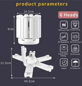 Ventilateur de plafond moderne avec lustre LED, lumière blanc froid 3500K, abat-jour en papier, commande par interrupteur, AC 220V, montage encastré, métal, CRI élevé 90 - Product Image 4