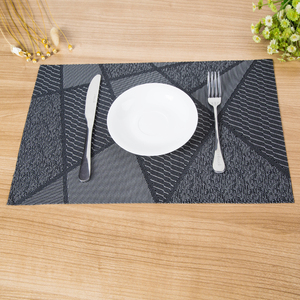 Phong Cách Châu Âu Dệt Nơi Mat Jacquard Tây Placemats PVC Cách Nhiệt Chống Trượt Khối Bàn Ăn Mat Nhà Hàng Khách Sạn - Product Image 4