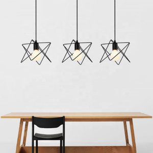 Intérieur Vintage En Fer Noir E27 E26 Unique Tête Lumière Luminaire Suspendu Lustre - Product Image 3