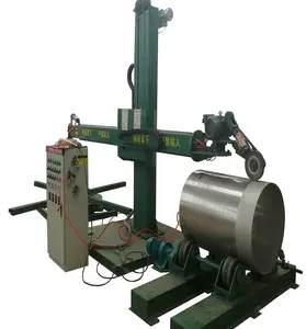 Dish head tank polishing machine for pressure vessel production line