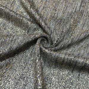 Hot Selling Soft Handfeeling 158gsm Tr Polyester Rayon Foil Sweater Knit <strong>Hacci</strong> <strong>Fabric</strong> - Product Image 5