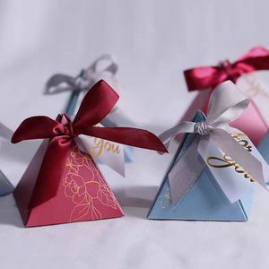 Best Seller Triangular Gold Foil Print Paperboard Packaging Box Candy Snack <strong>Chocolate</strong> Favors Christmas <strong>Halloween</strong> Wedding Party - Product Image 6