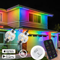 Venta caliente DC12v al aire libre impermeable IP67 RGB RGBW 3 LEDs 30mm luz permanente decoración de Navidad luz LED punto píxel Luz