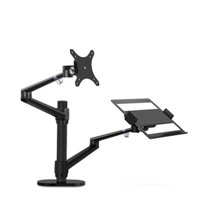Bras de moniteur 2 en 1, supports de bureau réglables à <span class=keywords><strong>double</strong></span> bras, <span class=keywords><strong>support</strong></span>/<span class=keywords><strong>support</strong></span> de bureau à bras unique pour écrans d'ordinateur LCD de 17 à <span class=keywords><strong>32</strong></span> <span class=keywords><strong>pouces</strong></span> - Product Image 4