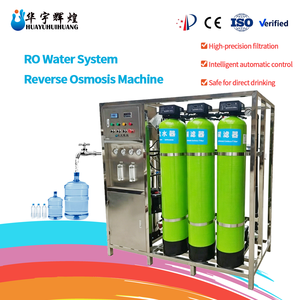 Système de filtration d'eau commercial, machine d'osmose inverse avec charbon et sable pour le traitement et la purification de l'eau, équipement 1000L - Product Image 1