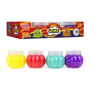Wholesale Children's Toys Creative DIY Colorful <strong>Slime</strong> Play <strong>Set</strong> in Pumpkin Bottle 4 Color Mixed Packed for Kids - Product Image 6