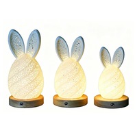 Nouvelle arrivée, lampe de table moderne en plastique LED à texture ondulée 3D, écologique, blanche, minimaliste, lampe de chevet, lumière de nuit pour la maison
