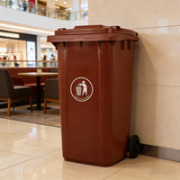 Vente en gros de poubelles en plastique de 120L et 240L, poubelles à déchets, bacs à ordures, conteneurs à déchets, poubelles pour déchets alimentaires, poubelles de recyclage