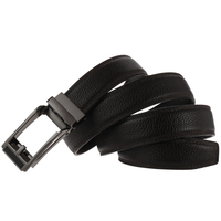 Ceinture automatique pour homme en cuir véritable, couche supérieure en cuir, style décontracté, LY33-22342-5
