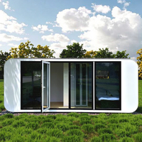 Cabine préfabriquée de luxe moderne portable de 20 pieds et 40 pieds, maison de cabine de 20/40 pieds, maison modulaire