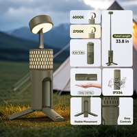 Batería recargable telescópica multifunción portátil Lámpara de aventura para acampar al aire libre