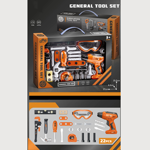 Juego de <span class=keywords><strong>Herramientas</strong></span> de Simulación, Juguetes de Construcción, <span class=keywords><strong>Herramientas</strong></span> de Trabajo, Taladro Eléctrico Educativo, Juego de Imitación, Herramienta de Bricolaje, Juguete para Niños - Product Image 4