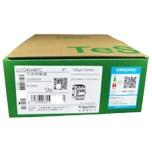 แบรนด์- TeSys Deca คอนแทกเตอร์ LC1D40AM7C 3ขั้ว (3NO) AC-3/AC-3e =440V 40A 220VAC ขั้วต่อ Everlink - Product Image 2