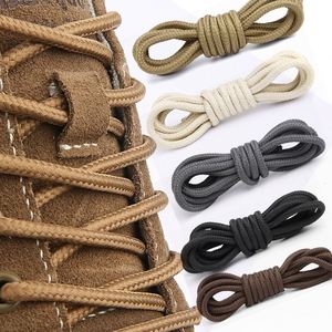 Lacets de chaussures ronds en polyester personnalisés, largeur 4 mm, longueur 0,6-1,8 m, pour baskets, bottes montantes, bottes Martin, chaussures décontractées d'extérieur - Product Image 3