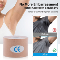 Protège-aisselles jetables respirants anti-taches pour chemises et robes, adhésif extra fort, contrôle des odeurs, vente en gros