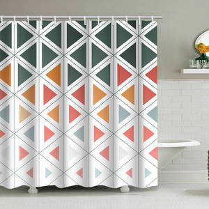 <span class=keywords><strong>Rideau</strong></span> de <span class=keywords><strong>douche</strong></span> moderne en polyester imperméable et anti-moisissure, motif marbre <span class=keywords><strong>nid</strong></span> <span class=keywords><strong>d</strong></span>'<span class=keywords><strong>abeille</strong></span>, avec 12 crochets - Product Image 2