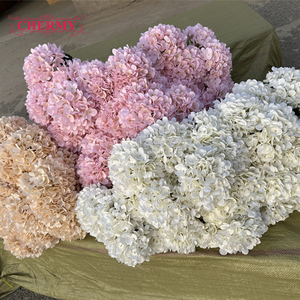 CM-TH623 Flor Artificial de Buena Calidad, Hortensia Blanca Individual al por Mayor para Floristerí<span class=keywords><strong>a</strong></span> - Product Image 4