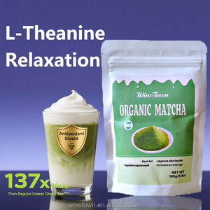 Poudre de matcha pure de qualité thé vert matcha biologique certifié macha de qualité cérémonielle amincissant le thé vert matcha du japon - Product Image 1