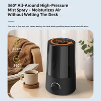 Humidificateur à ultrasons à brume froide, à commande par bouton, faible bruit, portable, pour chambre et salon – Meilleure vente