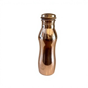 Botella de agua de cobre polaca sin BPA, botella de agua de alta calidad para oficina, viajes, picnic, uso diario, buena para la salud. - Product Image 1