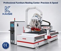 Machine de découpe CNC à table sous vide pour bois 1300x2800mm avec broche ATC, commande Syntec, moteur et pompe pour la découpe de MDF et de contreplaqué