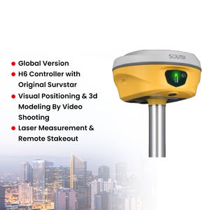 Receptor GNSS <span class=keywords><strong>RTK</strong></span> <span class=keywords><strong>GPS</strong></span> para Filmagem de Vídeo e Medição a Laser SOUTH ALPS1 - Product Image 6