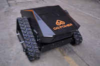 Tondeuse rotative industrielle autotractée 4 temps 190cc à essence avec télécommande et fonctions robotisées automatiques 1200-1500W
