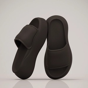 Mules d'été pour femmes en EVA, à semelle épaisse, rehaussantes, à bout souple, design transfrontalier, plateforme plate, idéales pour la maison - Product Image 6