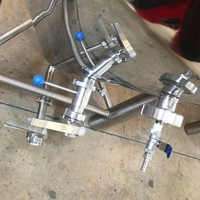 Réservoir de fermenteur d'isolation en cuivre rouge 500L pour le brassage de bière et la production de bière artisanale