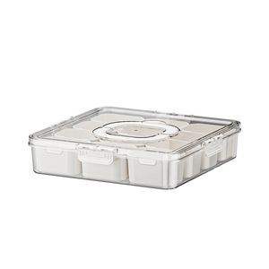 New Arrival 12 Compartment Serving Tray with Dividers Portable Travel Snack <strong>Containers</strong> Stackable Snackle Box Divided <strong>Veggie</strong> Tray - Product Image 6