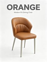 Chaise de salle à manger de luxe ergonomique et confortable avec dossier de soutien en mousse haute densité, personnalisable, style moderne et contemporain, vente chaude