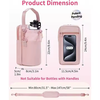 Porte-bouteille d'eau magnétique personnalisé pour hommes et femmes, pour la salle de sport, les voyages, les sports, la remise en forme, sac bandoulière