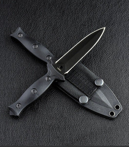 Couteau de survie en plein air en acier 5cr13mov, couteau de chasse à lame fixe, couteaux artisanaux, couteau de boucher, couteau Darknight - Product Image 4