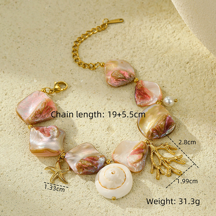 Pink Coral Bracelet
