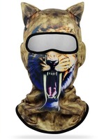 Nouveau masque amusant à motif animalier, masque intégral pour le visage et le cou, masque Gini pour l'été, pour la conduite en plein air