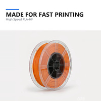Filamen Printer 3D PLA Kecepatan Tinggi 1.75 mm 1 kg Gulungan PLA-HF Grade Aliran Leleh Cepat Ekstrusi Halus untuk Printer 3D FDM
