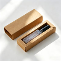 Atomiseur de parfum de luxe en verre transparent de 10 ml, rond et carré, rechargeable, vaporisateur fin, flacon de voyage avec boîte cadeau