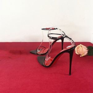 Sandales à talons aiguilles sexy à lanières, élégantes sandales à lacets pour femmes, chaussures de soirée et de mariage, talons chics d'été - Product Image 5