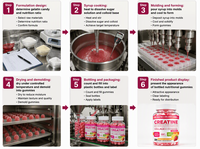 Gummies de créatine pour femmes 5000mg, collagène et vitamines, personnalisables en usine