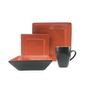 céramique 16 pièces ensembles de dîner de luxe carré cuisine <span class=keywords><strong>vaisselle</strong></span> turque définit les prix pour les fabricants - Product Image 2