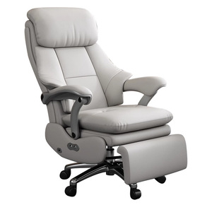 Kyoya Electric Massage Executive Chair G8 Leather Office Chair Reclining With Footrest For Long Term Sitting - Product Image 3