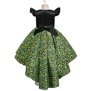 Abito da festa di moda in stile europeo leopardo principessa abiti da compleanno per ragazze di 10 anni <span class=keywords><strong>vestito</strong></span> da ragazza per bambini - Product Image 1