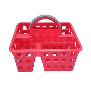 Plastic bathroom storage basket, portable shower room storage basket, exquisite wash basket