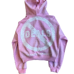 Vente en gros de sweats à capuche pour hommes, épais, style streetwear, effet délavé à la pierre et à l'acide, coupe oversize, personnalisables, direct fabricant - Product Image 2