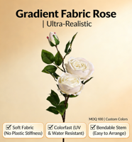 3 têtes d'iris artificielles en plastique blanc souple, ultra-réalistes, résistantes aux UV, avec tige pliable, pour la maison, les mariages, les hôtels, les fêtes, les bouquets de mariée