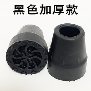 Embout de canne unique, diamètre intérieur 19 mm, accessoire antidérapant en caoutchouc pour bâton de marche - Product Image 3