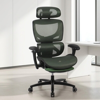 Chaise de bureau ergonomique Henglin Lone Warrior, réglable en hauteur, pivotante, chaise de jeu confortable pour longues sessions, inclinable, en plastique
