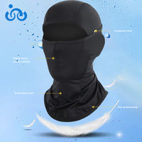 Masque d'été respirant en soie de glace fraîche peut porter des lunettes de protection solaire lunettes de ski cagoule usine vente en gros cagoule